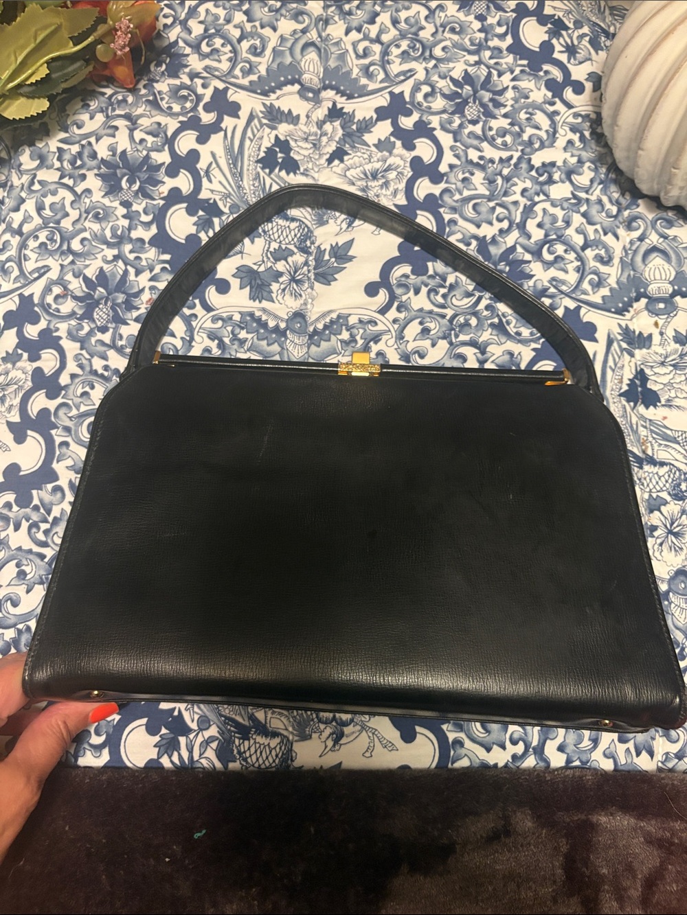 Triangle New York Pocket book vintage purse